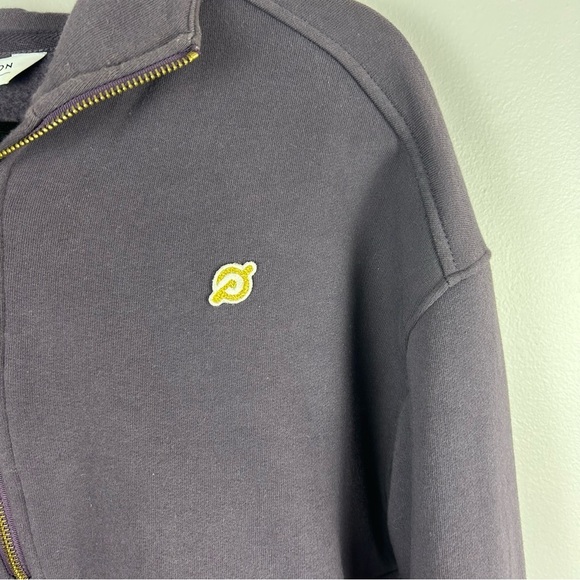 Peloton Purple Half-Zip Long Sleeve Hoodie Size Small - Picture 5 of 11